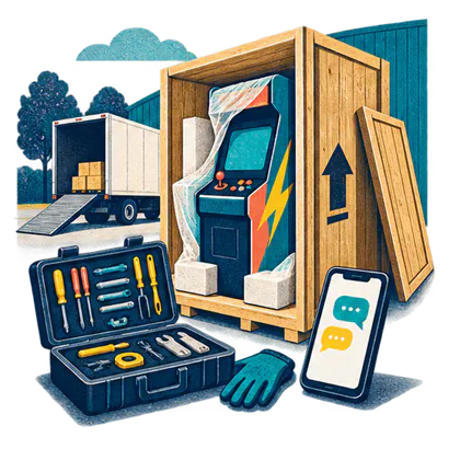 Delivery and continuing service illustration