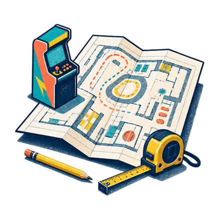 Venue planning and project brief illustration