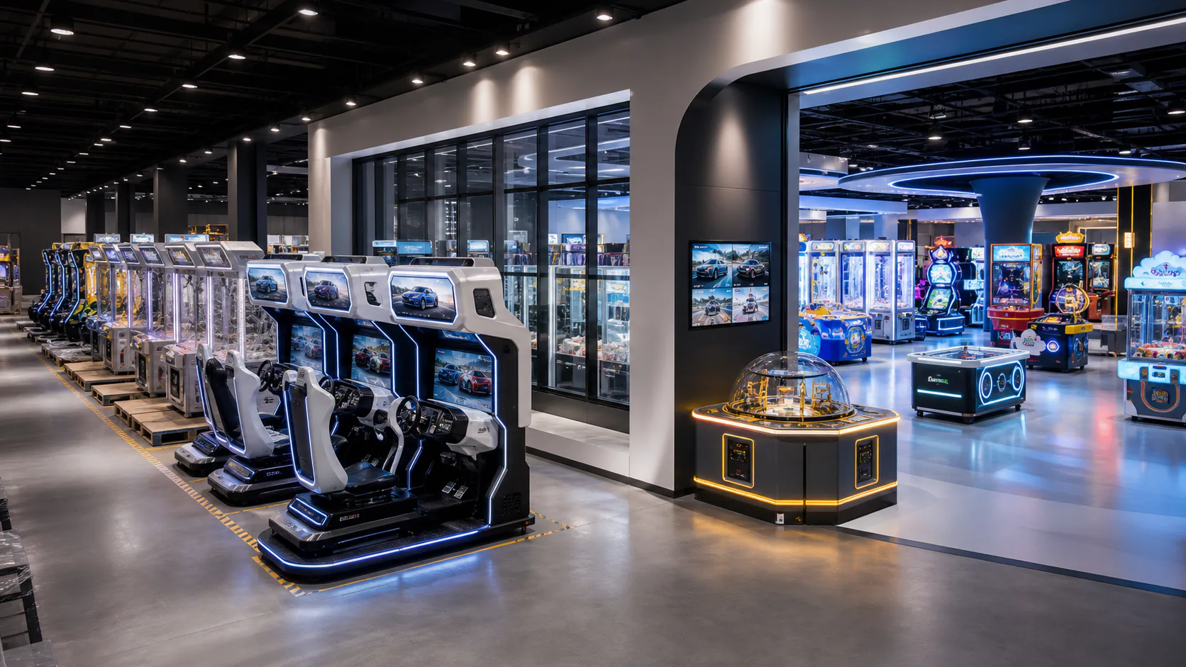 Joypark commercial arcade equipment presentation