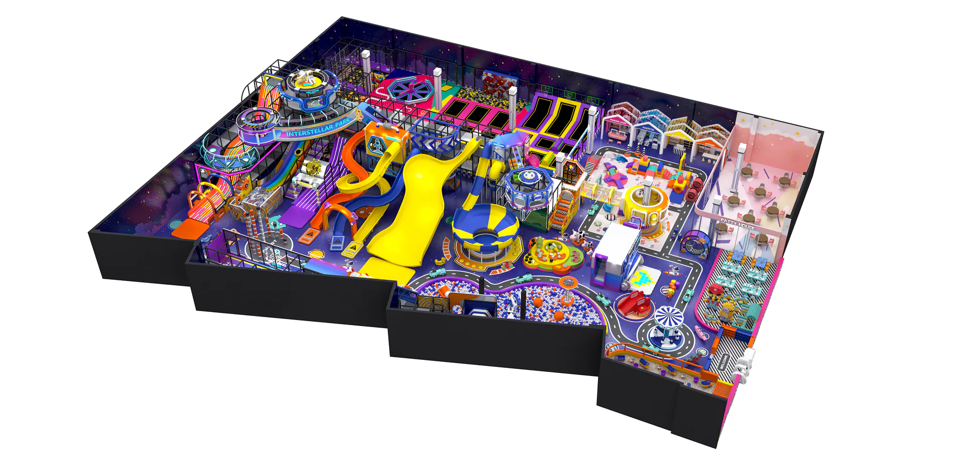 Joypark indoor entertainment venue design reference